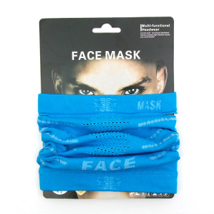 Баф зимовий для обличчя та шиї Face Mask блакитний