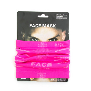 Баф зимовий для обличчя жіночий Face Mask рожевий